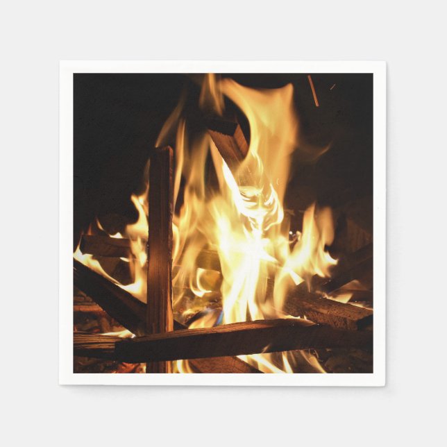 Through the Flames Napkin (Front)