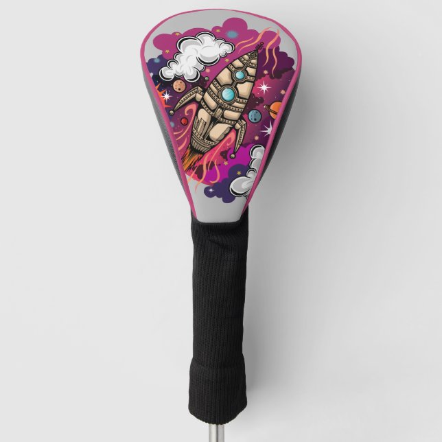 Through The Galaxy Golf Head Cover (Front)