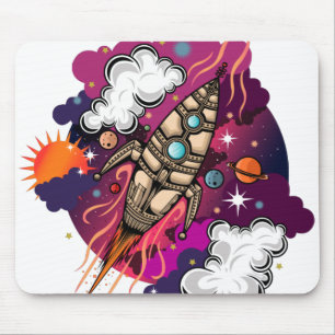 Through The Galaxy Mouse Mat
