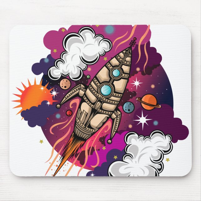 Through The Galaxy Mouse Mat (Front)