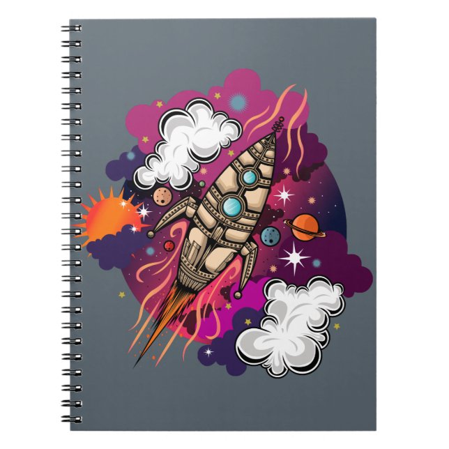 Through The Galaxy Notebook (Front)