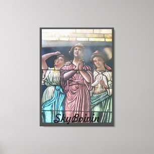 through the glass poster canvas print