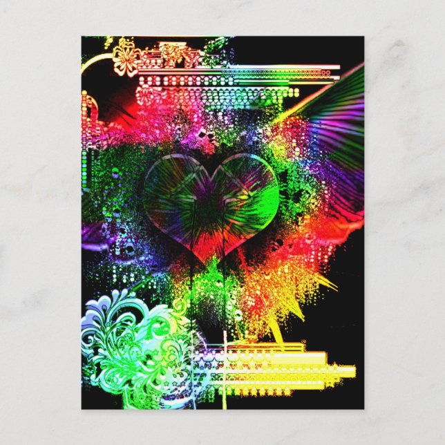 Through The Heart 5 Postcard (Front)