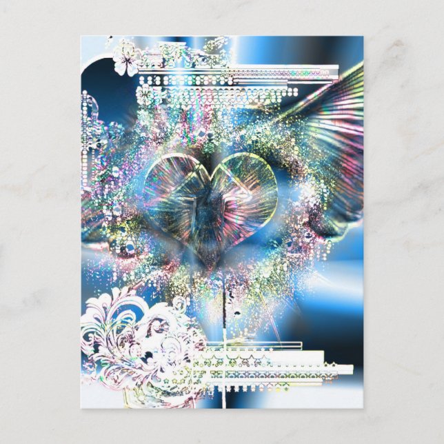 Through The Heart (Christmas Edition 2) Holiday Postcard (Front)