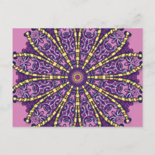 Through the Hole - Mandala - Postcard