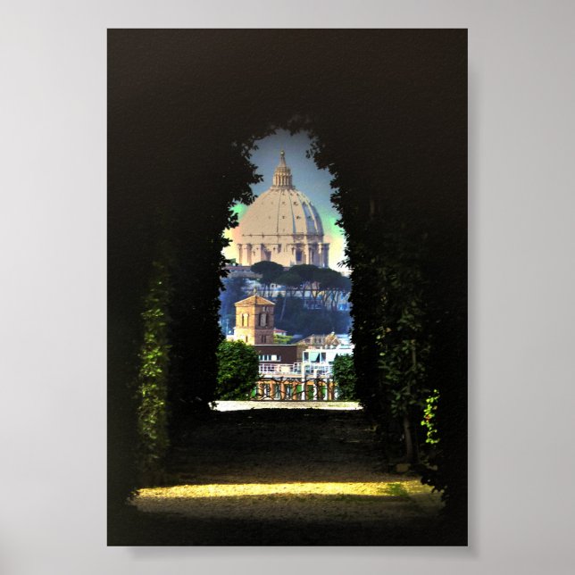 Through the key hole poster (Front)