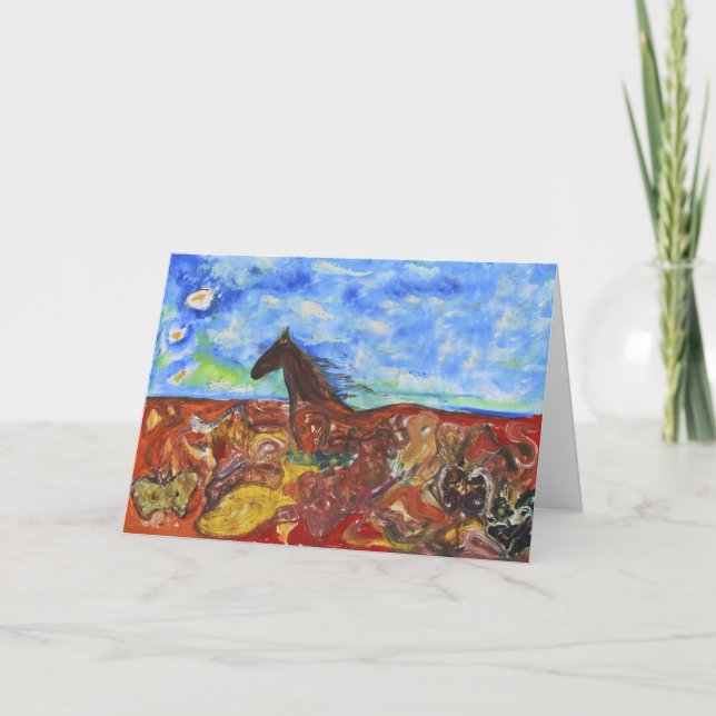 Through the Meadow Thank You Card (Front)