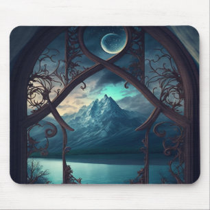 Through the Moonlit Window Mouse Mat