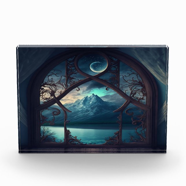 Through the Moonlit Window Photo Block (Front)
