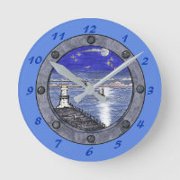 Through the Porthole Wall Clock