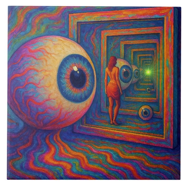 “Through the Prism of Sight” Tile (Front)