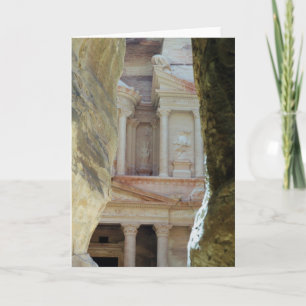Through the Rocks - Petra Card