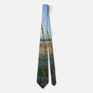 Through The Sea Oats Neck Tie