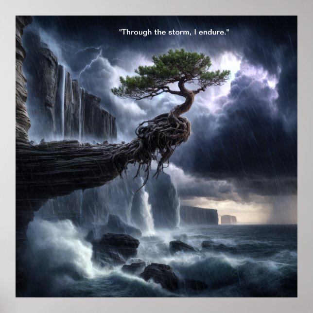 Through The Storm, I Endure. Poster (Front)