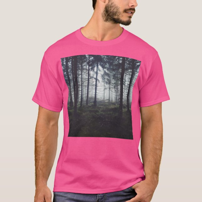 Through The Trees  Nightwalker In Ghostwood Romant T-Shirt (Front)