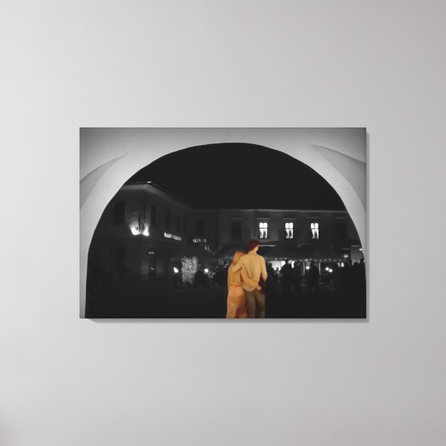 Through the tunnel canvas print (Front)