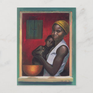 Through the Window 1992 Postcard