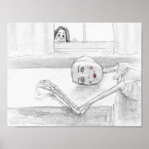 "Through the Window" by Christiane Cegavske Poster