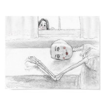 "Through the Window" by Christiane Cegavske Poster