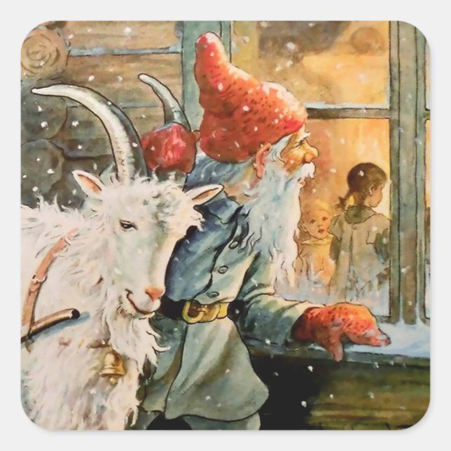 “Through the Window” by Jenny Nystrom Square Sticker (Front)