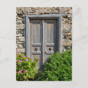 Through The Wooden Door Postcard