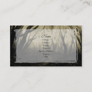 Through The Woods Gothic Business Card