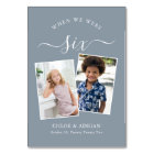 Through the Years Couple Photo Wedding Modern