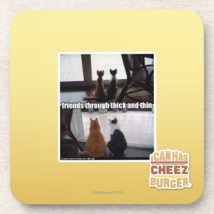 Through thick and thin coaster