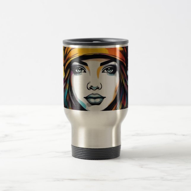 Throughoughly modern flare travel mug (Center)