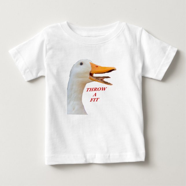 Throw A Fit Baby T-Shirt (Front)