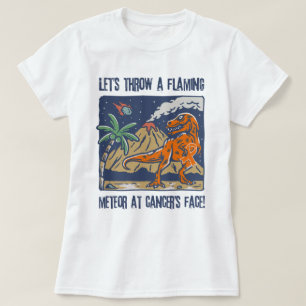Throw A Flaming Meteor At Leukaemia Awareness Funn T-Shirt
