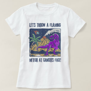 Throw A Flaming Meteor At Pancreatic Cancer Funny T-Shirt