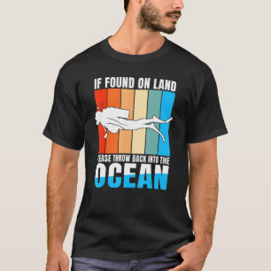 Throw Back Into Ocean Spearfishing Spearfish Fishi T-Shirt