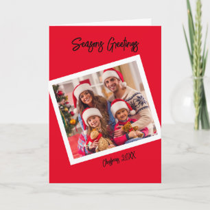 Throw Back Photo Style, 5" x 7" Folded Card