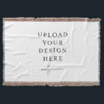 Throw Blanket 54" x 38"<br><div class="desc">Customise your design in Templett. After you are done editing,  download your file in a JPG format (don't forget to turn on the bleed option). Upload your design here by clicking on the blue "Personalise" button.</div>