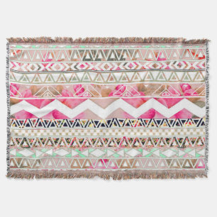 Throw Blanket/Aztec Tribal Pattern