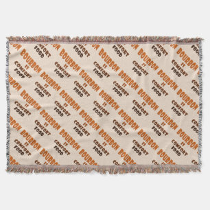 THROW BLANKET - BOURBON is Comfort Food