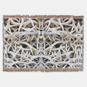 Throw Blanket Elk Antlers