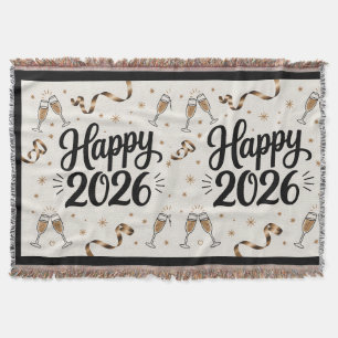 Throw Blanket-Happy New Year 2026
