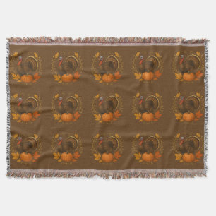 Throw Blanket - Happy Thanksgiving
