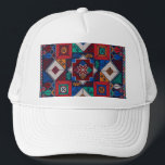 Throw Blanket Trucker Hat<br><div class="desc">This is a trational Palestine Embroidery tatreez colourful Pattern design For Palestinians, Palestine lovers Pro-Palestinian, or, everyone who supports freedom and justice and fights injustice. To all supporters of the just Palestinian cause. Rise and support the liberation of Palestine and Gaza and the establishment of peace in Jerusalem. Designed by...</div>