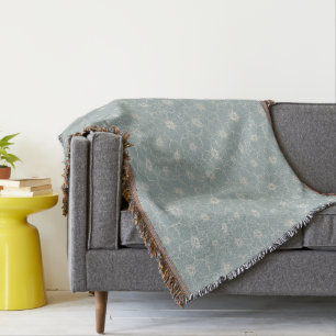 Throw Blanket Vintage Romance Collection Flower 9