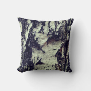 Throw Cushion Birch Tree Close Up