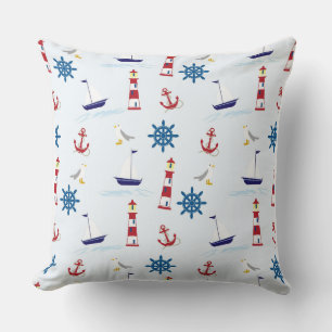 Throw Cushion - Nautical