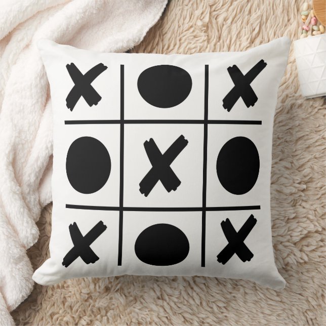 Throw Cushion - Noughts and Crosses (Blanket)
