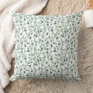 Throw Cushion - Silver Eucalyptus