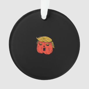 Throw Him Out Like A Pumpkin Trumpkin Halloween El Ornament
