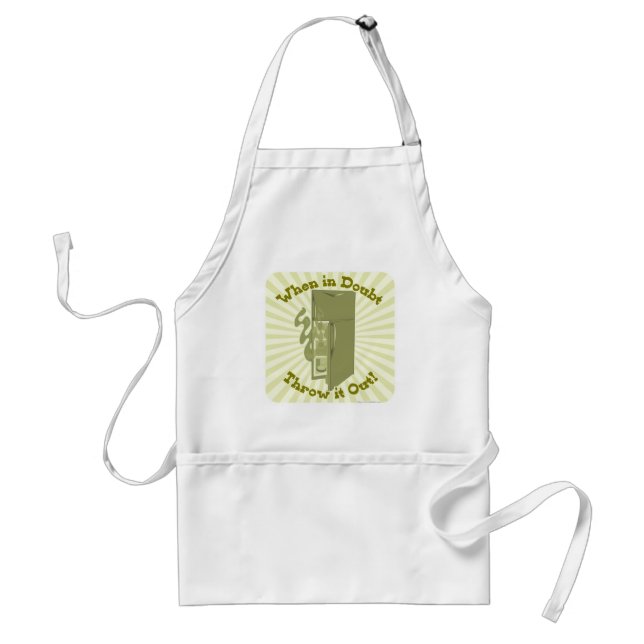 Throw it out! standard apron (Front)