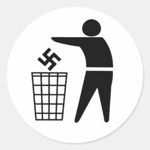 Throw out Fascists  Classic Round Sticker