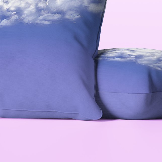 Throw Pillow (Star and clouds)